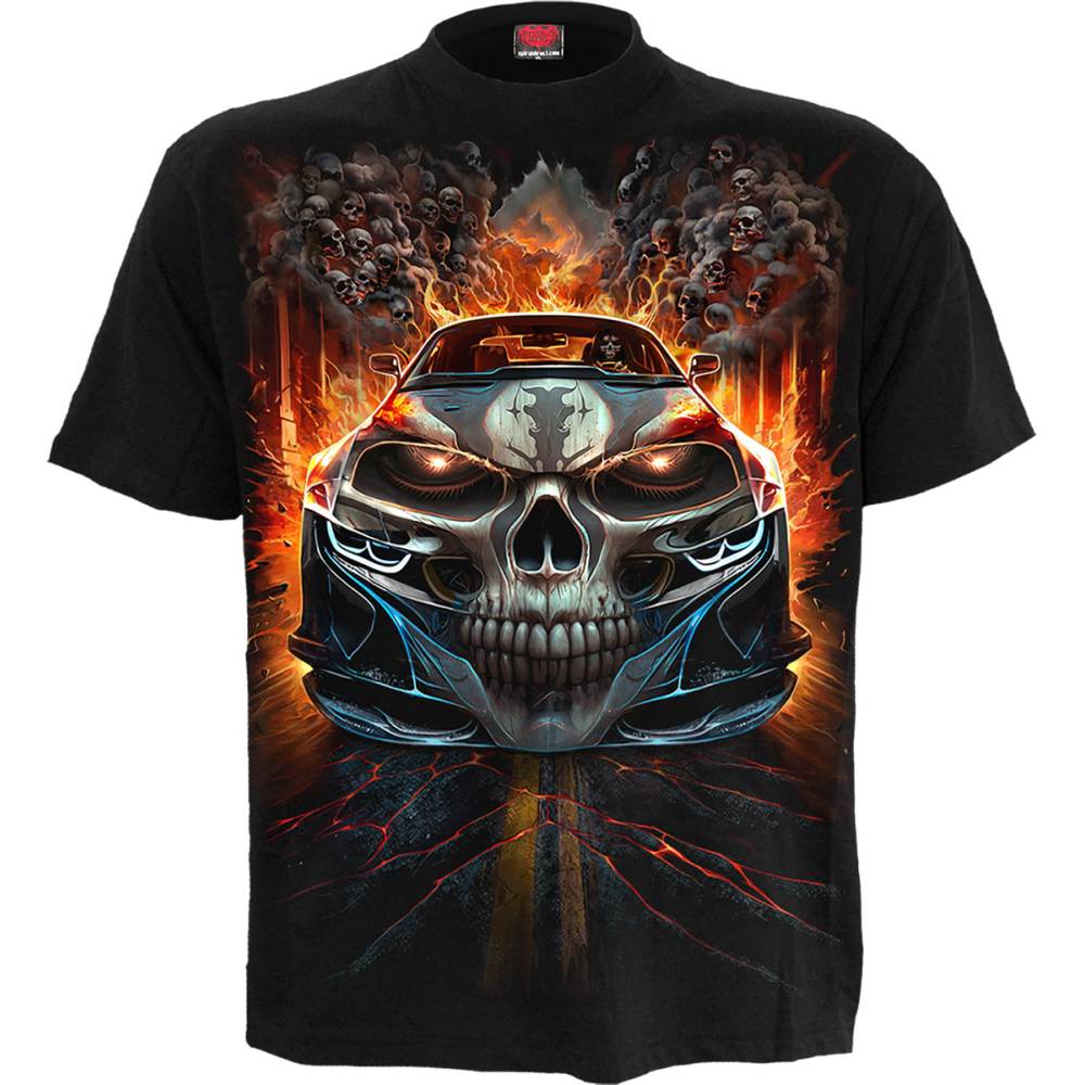Spiral - Speed freak Mens T-shirt - Black